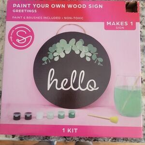 Paint Your Own Wood Sign Kit - Hello Design